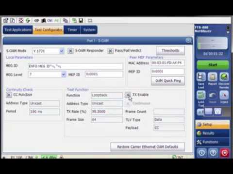 Hướng dẫn sử dụng tính năng đo Carrier Ethernet trên máy đo FTB1/FTB-880